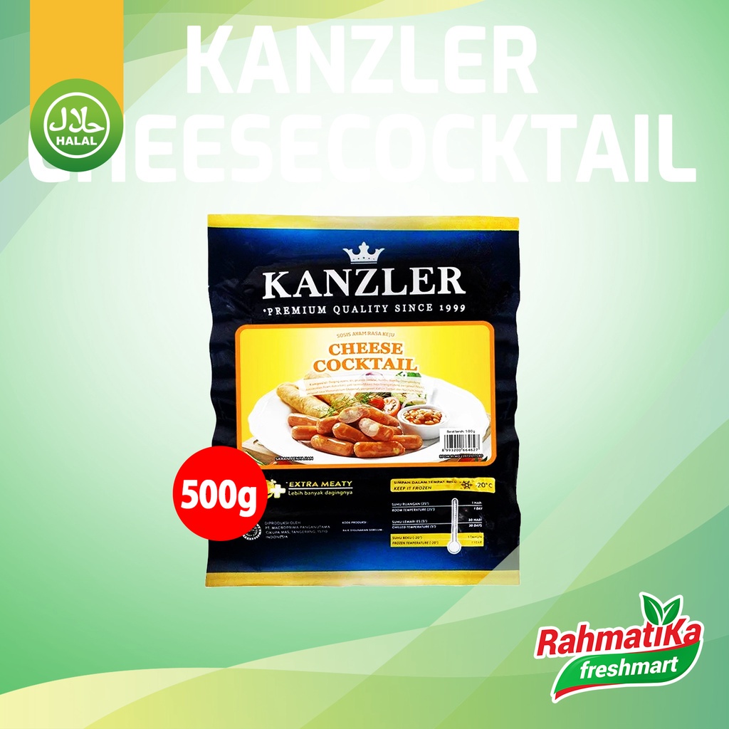 Kanzler Sosis Ayam Rasa Keju - Cheese Cocktail 500 gram