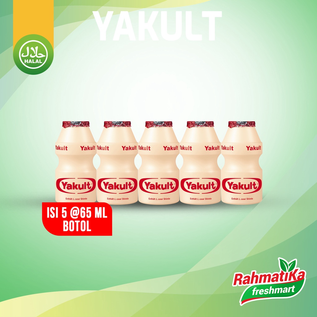 Yakult Isi 5 Botol @65 ml