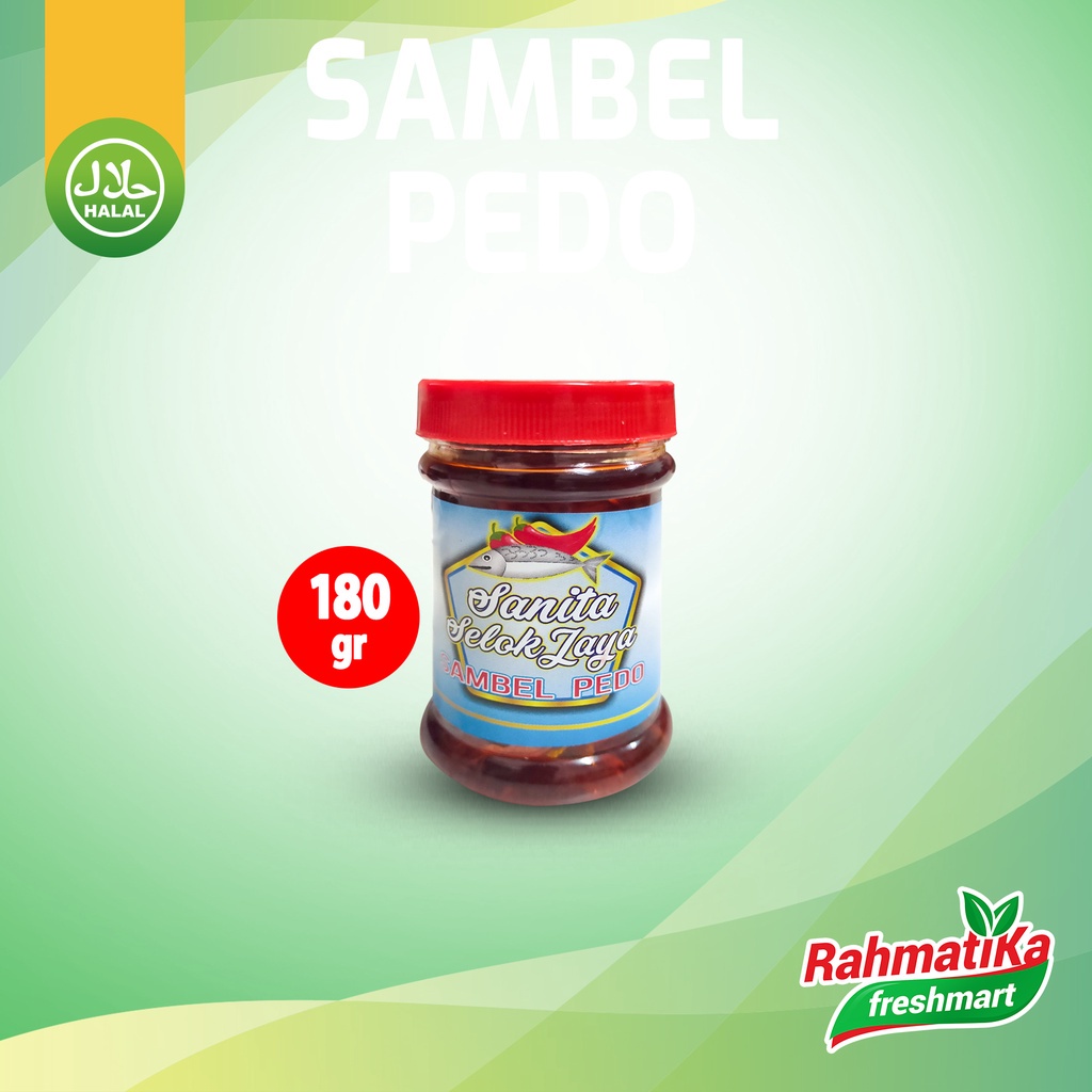 Sambel Pedo / Sambal Ikan Pedo 180 gram