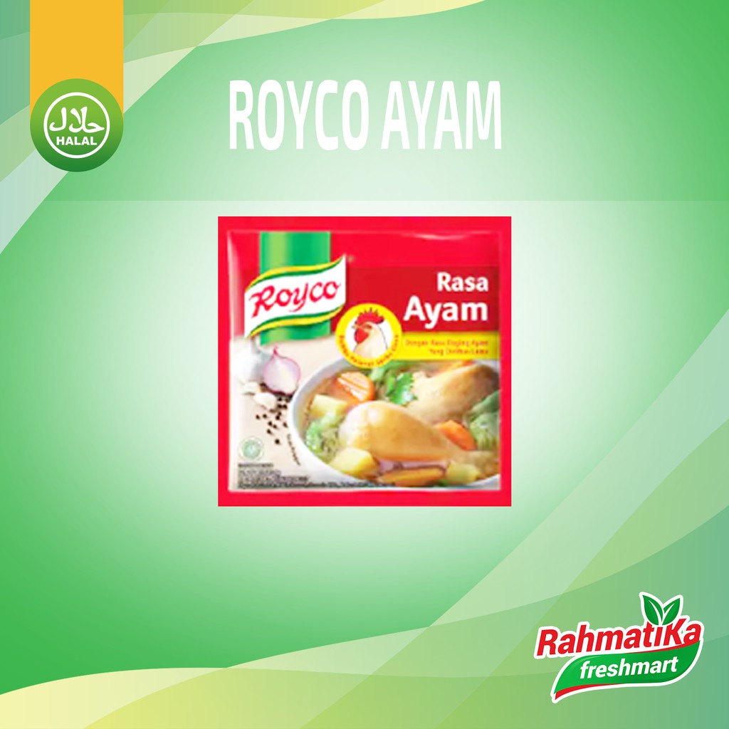 Royco Ayam / Penyedap Rasa Kaldu Ayam 9 gram (Bumbu Dapur)