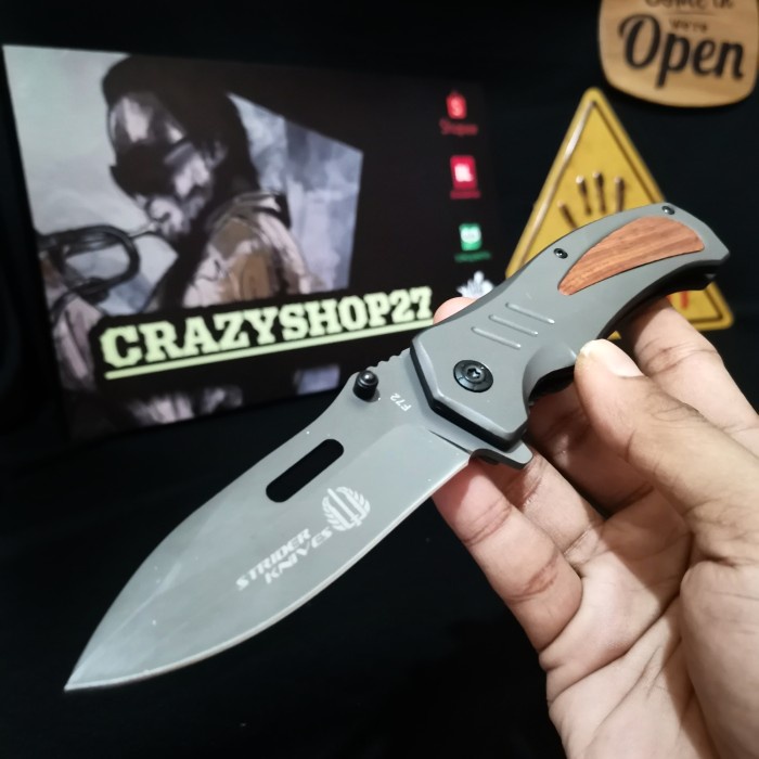 Pisau Lipat Folding Strider Knife F72 / Pisau Survival / Survival Kit