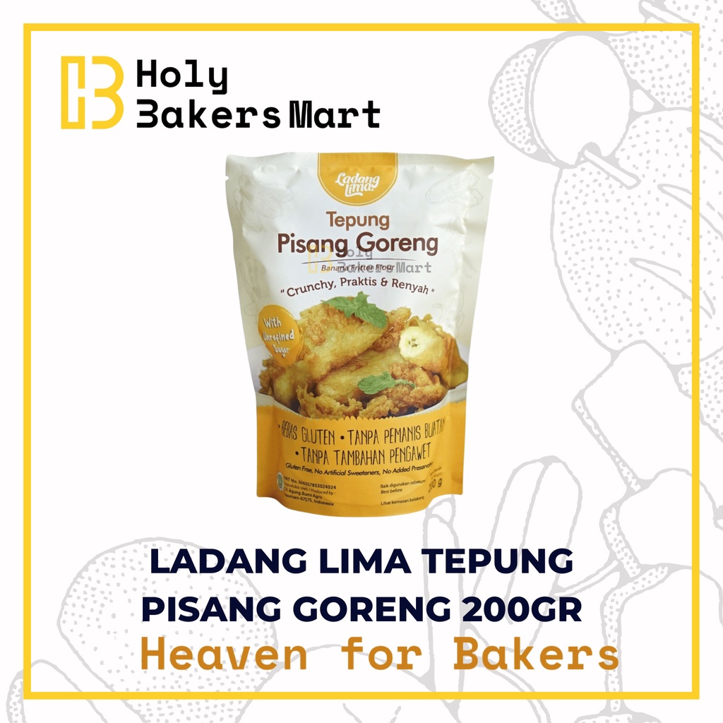 

LADANG LIMA TEPUNG PISANG GORENG 200GR / TEPUNG / PISANG GORENG / TEPUNG PISANG GORENG / TEPUNG