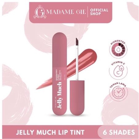 * NCC * Madame Gie Jelly Much Gel Lip Tint Lipstik Liptint With Vitamin E