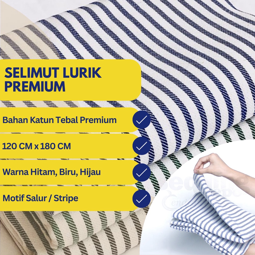 Selimut Salur Cap Daun / Selimut Bantuan / Selimut Garis Salur Export / Selimut Lurik Rumah Sakit Tebal Murah / Selimut Garis Salur Cap Daun Jasmine Manggis Merah Manggis Jeruk