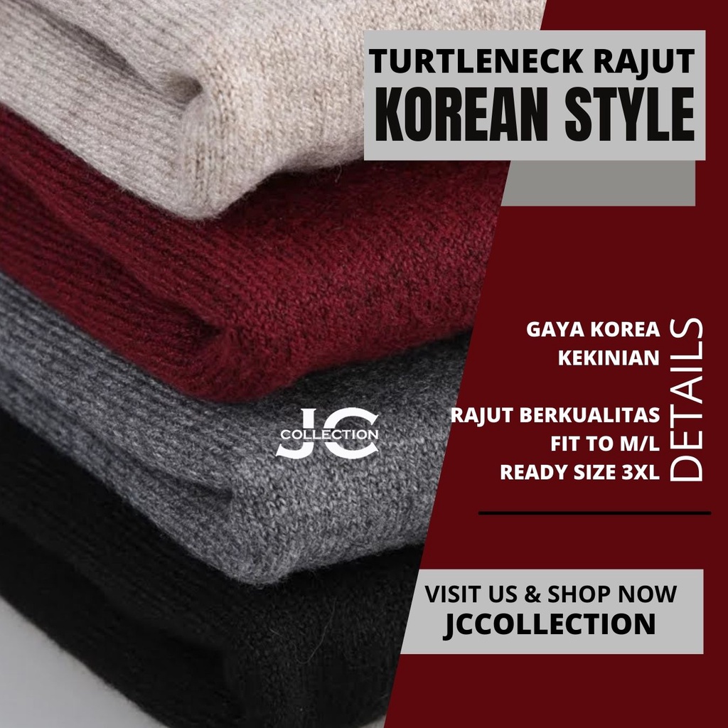 Sweater Pria Turtleneck Rajut Premium – Vindyzie / Knitting Sweater - JCCollections