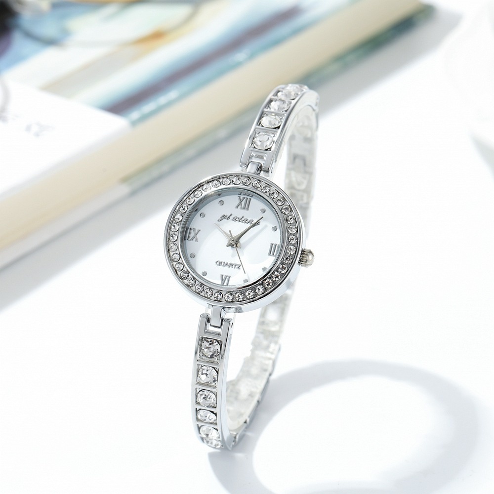 JAM TANGAN WANITA RANTAI MODEL GELANG SILVER SASCHA JAM125S3 DIAMETER PESTA BULAT KECIL KOREA KEKINIAN STAINLESS MEWAH CEWEK MURAH FASHION BRANDED ELEGANT REMAJA