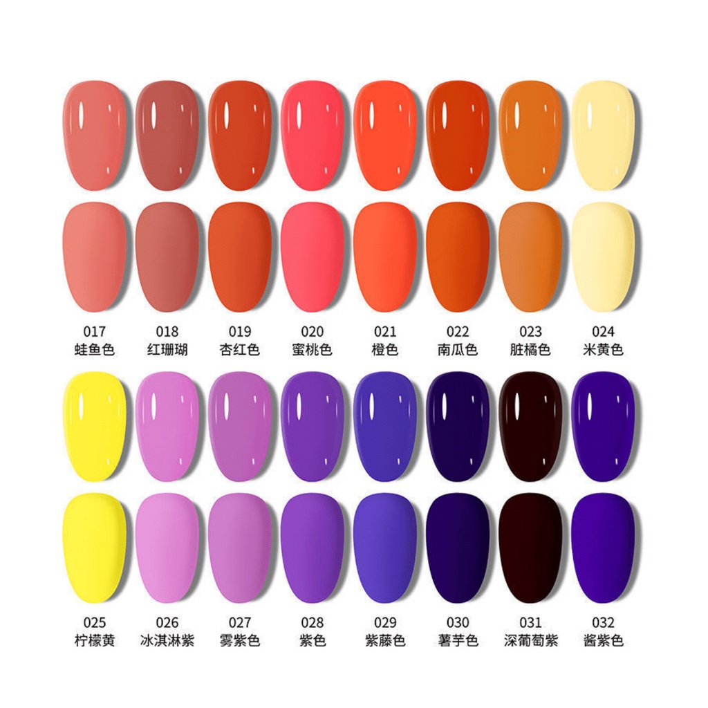 [Original] Kutek Gel UV GAIRRIY UV Nail Polish Colored Bottles 80 Warna No 51 - 80 | Kutek UV | Kutek UV Gel | UV Nail Gel Polish | Cat Kuku | Nail Art