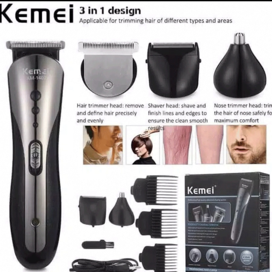 KEMEI 1407 Alat cukur rambut kemei KM 1407 professional hair clipper