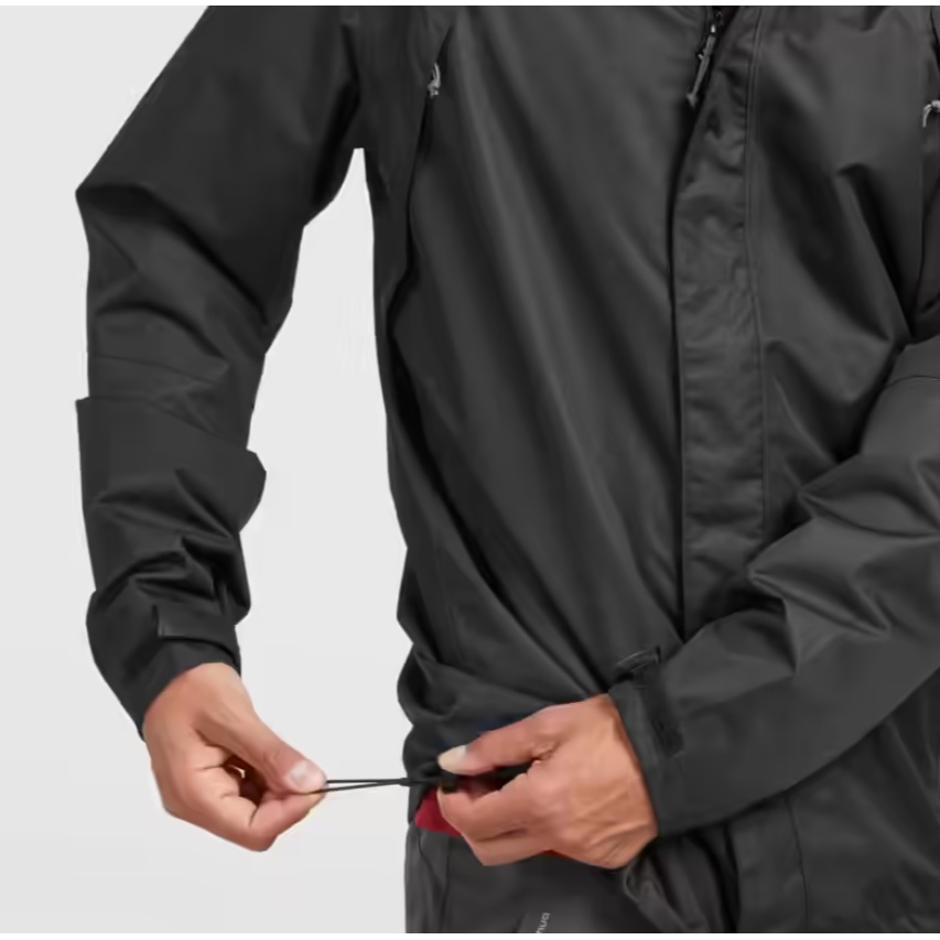 QUECHUA MH100 Jaket Tahan Air Untuk Hiking Praktis Dengan 2 Saku
