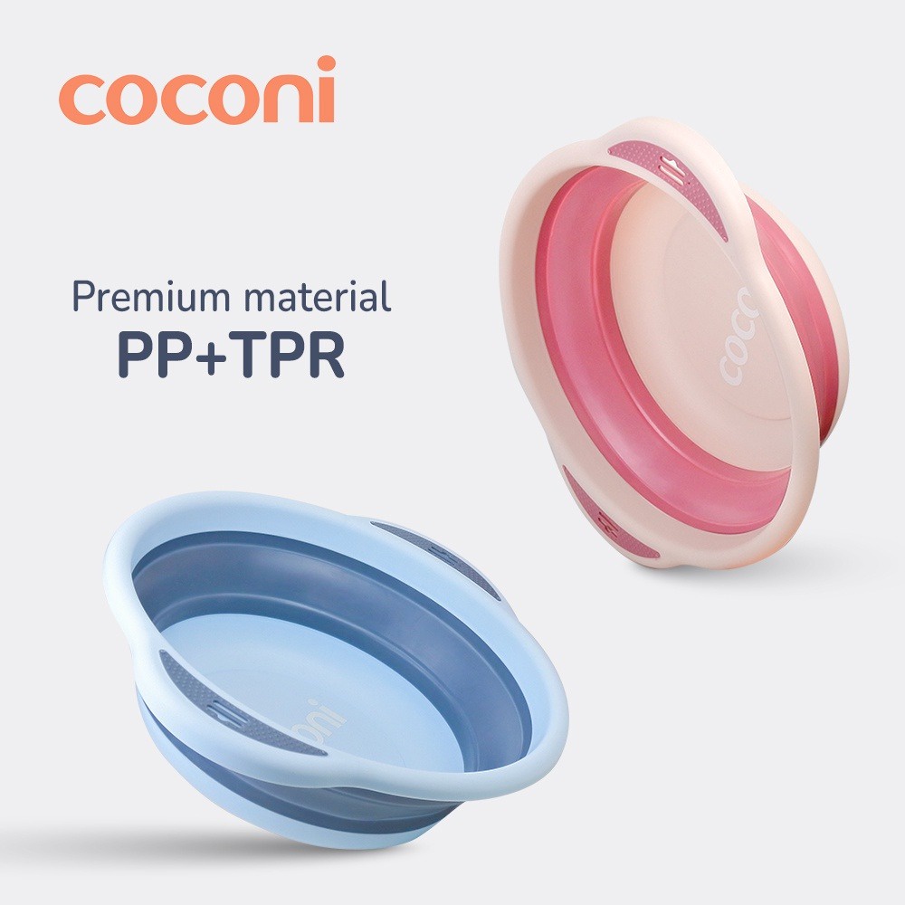 COCONI Foldable Baby Wash Basin | Baskom Ember Lipat Multifungsi (CCNI-FBWB )