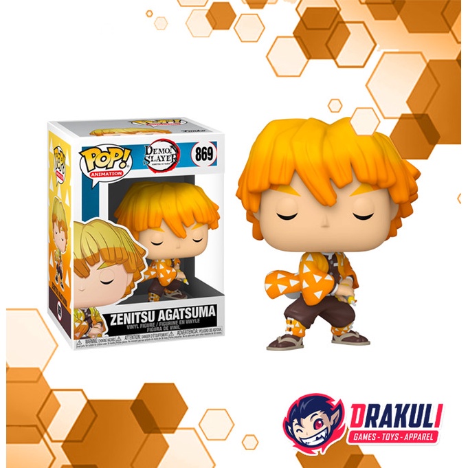 Promo Toys Funko Pop Demon Slayer - Zenitsu Agatsuma - Standard Terlaris