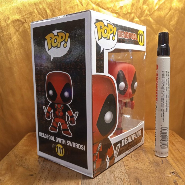 Must Have Mainan Pop Figure Funko Pop 111 Deadpool Recast Box Tinggi Sektiar 3 I Terlaris