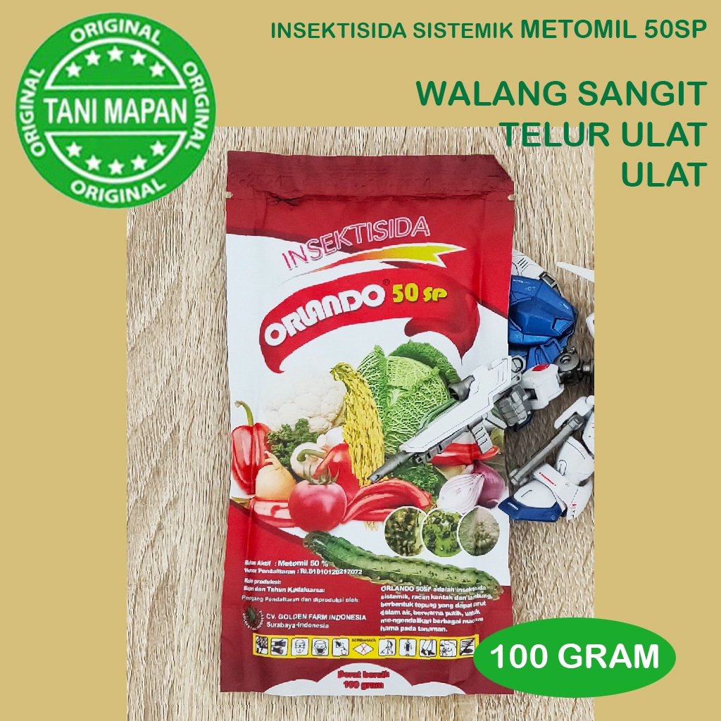 Insektisida - ORLANDO 50SP - 100 GRAM (Metomil 50%)