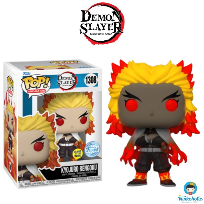 Hot Sale Funko Pop Demon Slayer - Kyojuro Rengoku Glow In The Dark [Exclusive] Termurah