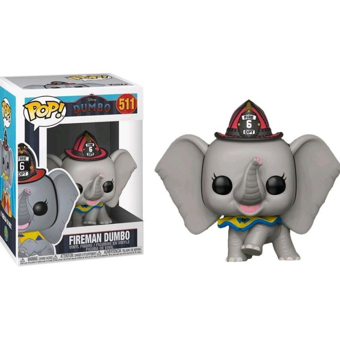 Flash Sale Funko Pop Disney - Dumbo (Live Action) - Fireman Dumbo Ori Termurah