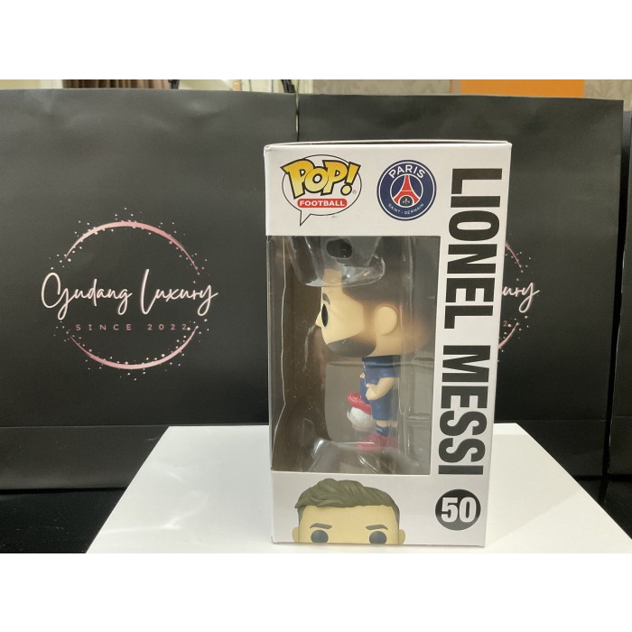 Must Have Funko Pop Football #50. Psg: Lionel Messi. Official Product Psg. Terbaru