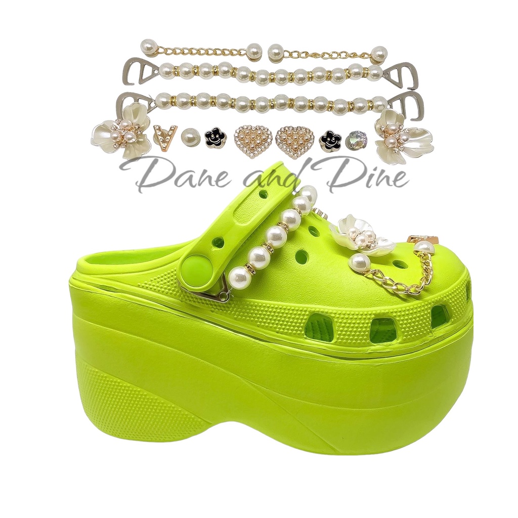 Sandal Wedges 10cm Wanita ORI Dane and Dine W100