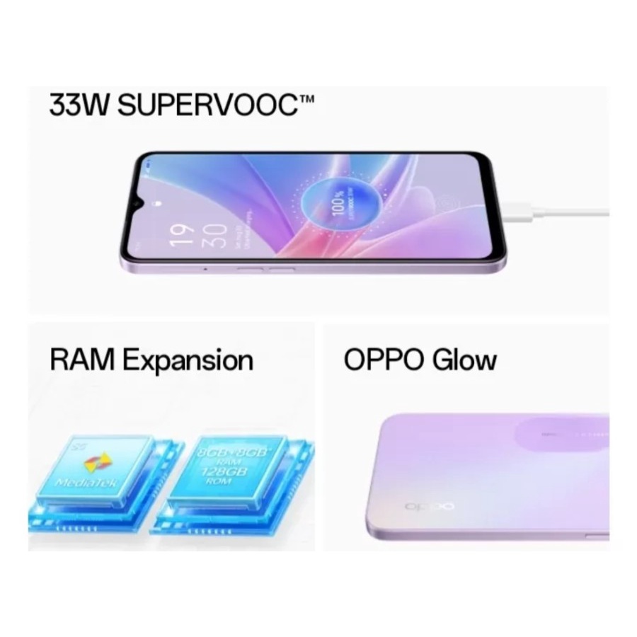 Oppo A78 5G 8/128GB New Garansi Resmi 1 Tahun