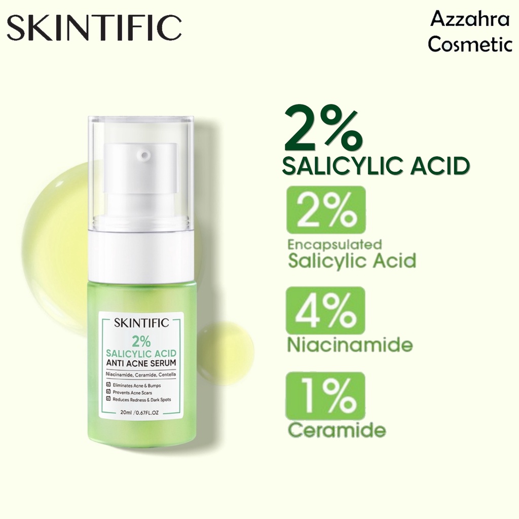 SKINTIFIC - 2% Salicylic Acid Anti Acne Serum 20m || 50ml