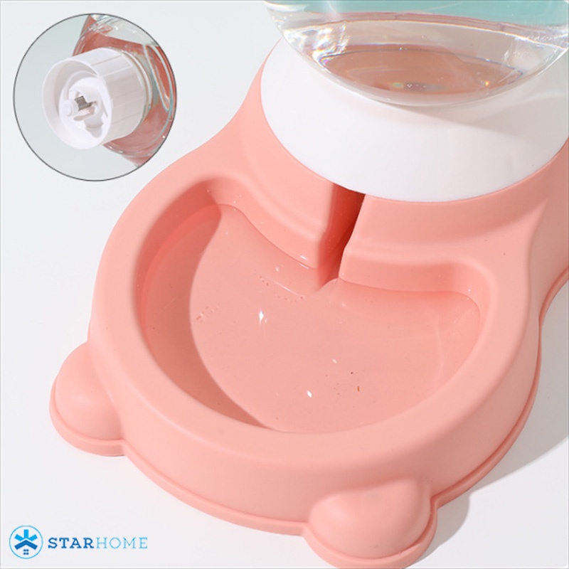 Tempat Makanan dan Minuman Kucing Anjing Pet Food and Water Dispenser 2200ml Pet Feeder Mangkuk
