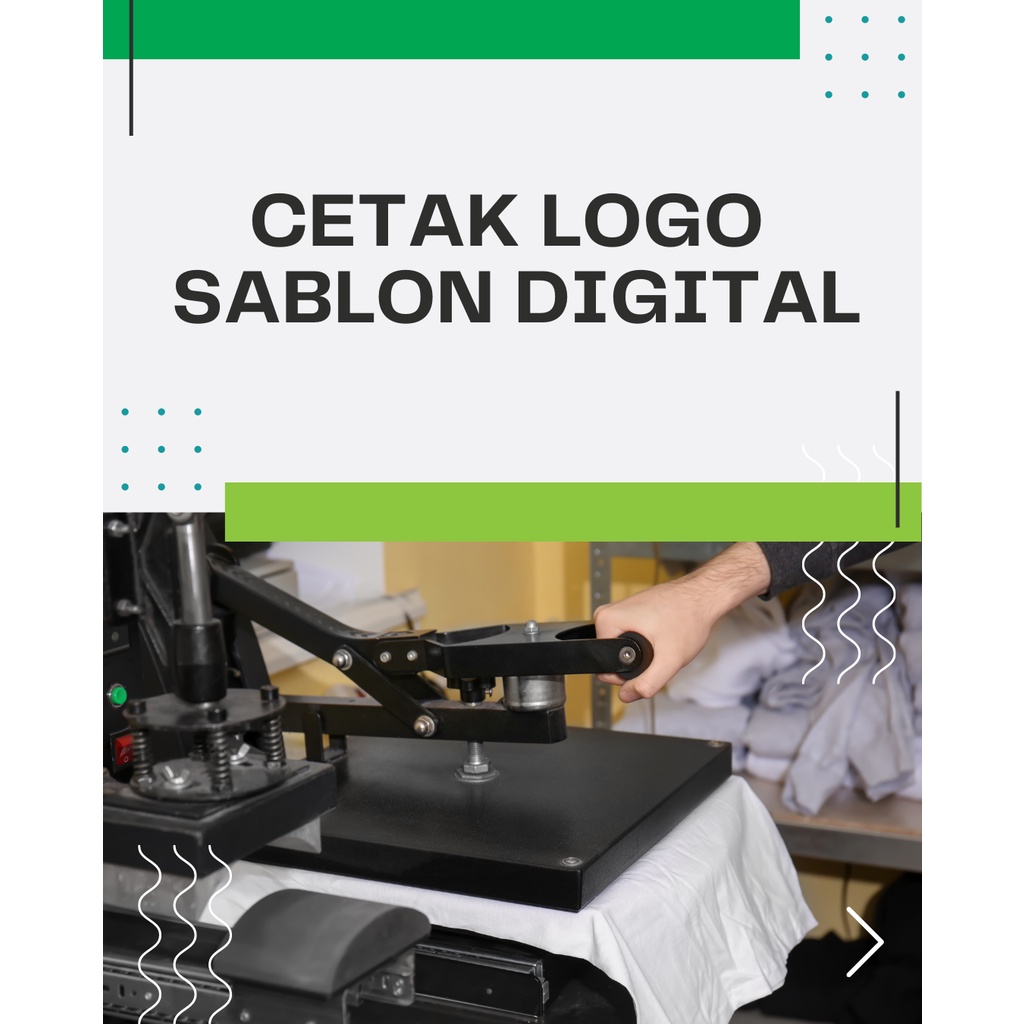 cetak logo dustbag / sablon digital