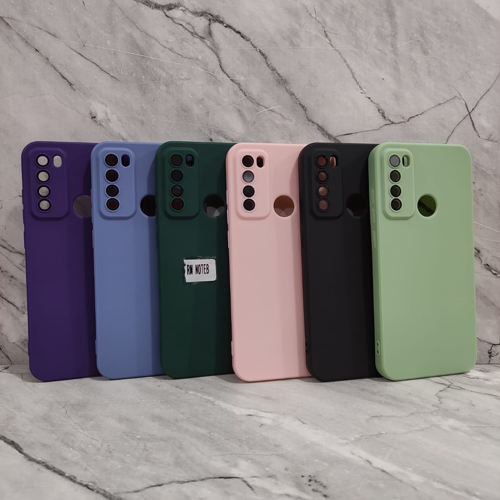 SOFTCASE MACAROON LENSPRO CANDY REDMI NOTE 8 REDMI NOTE 8 PRO REDMI NOTE 9 REDMI NOTE 9 PRO WHITE_CELL