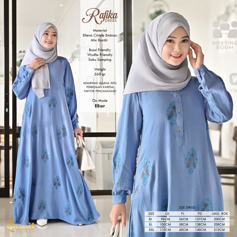 Rafika Dress - Quail Hijab