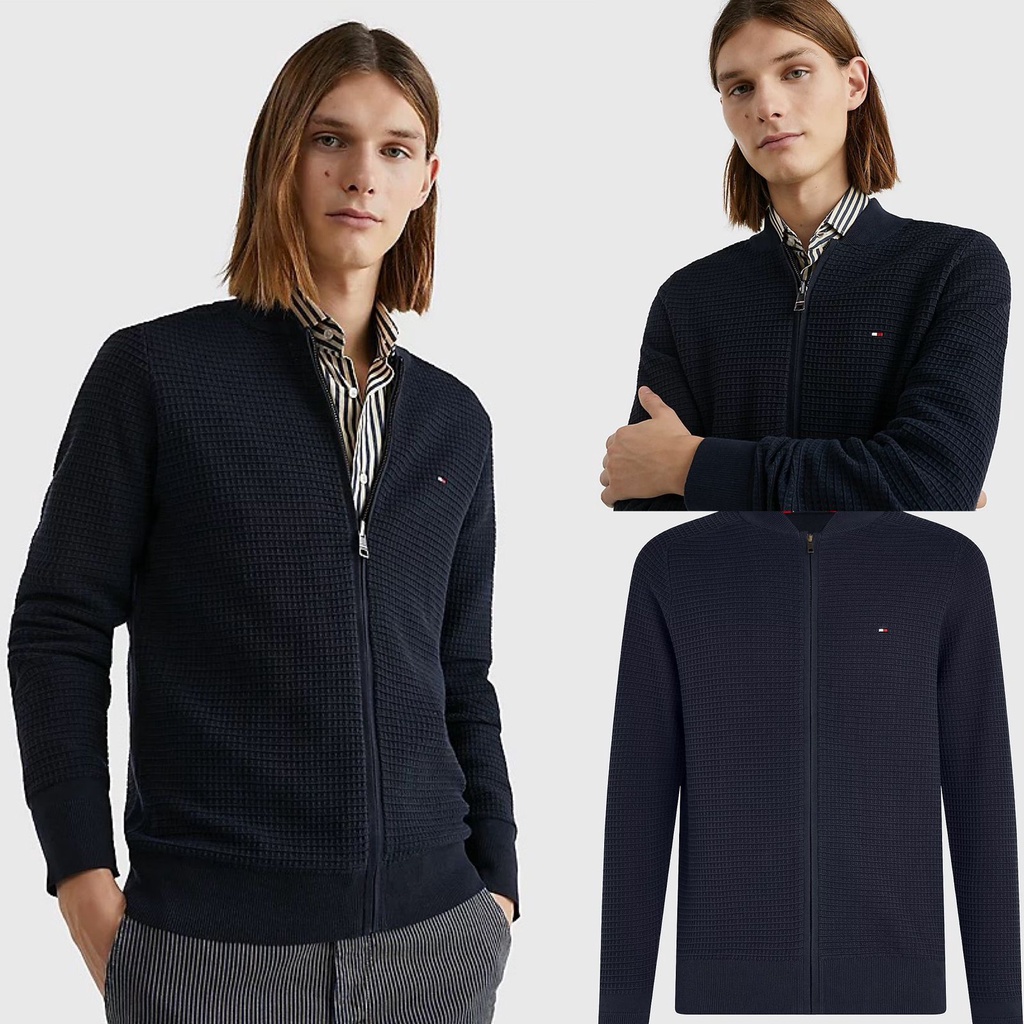 Tmh big logo zip bomber jacket