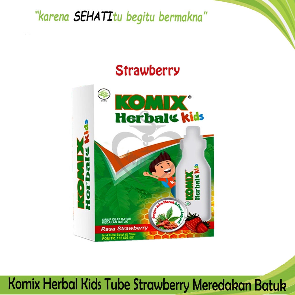 Komix Herbal Tube Perbox Meringankan Gejala Batuk