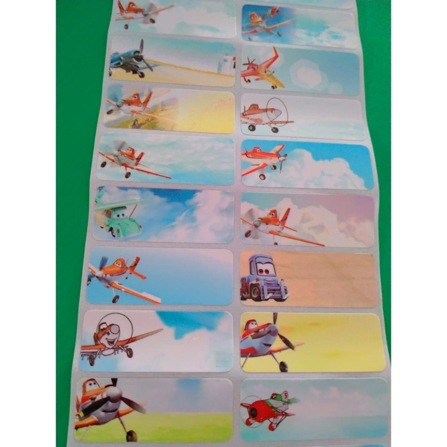 

Label Nama Waterproof - Planes