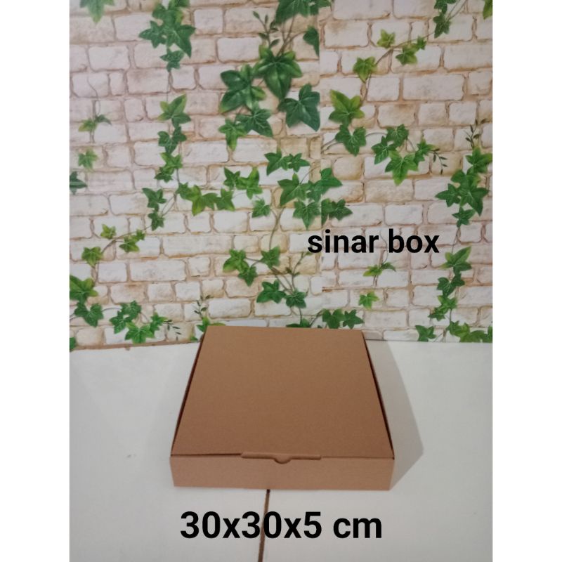 

KARDUS UK. 30x30x5 CM....DIE CUT KARTON BOX UNTUK KOTAK BAJU-AKSESORIS-SOUVENIR DLL MODEL BOX PIZZA