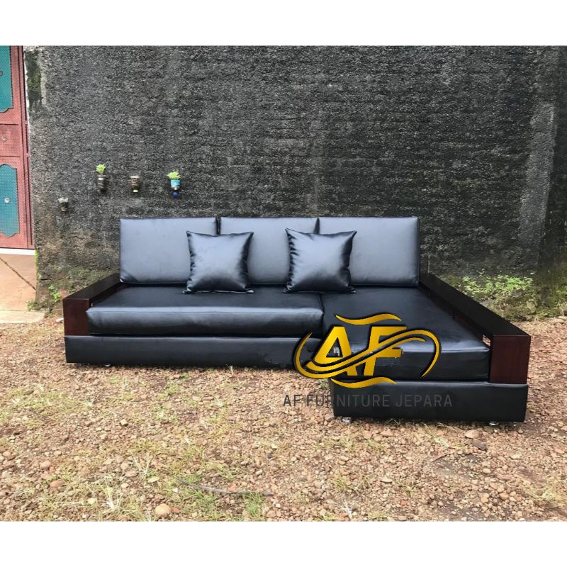 set kursi sofa L /sofa ful busa mewah, kursi sofa