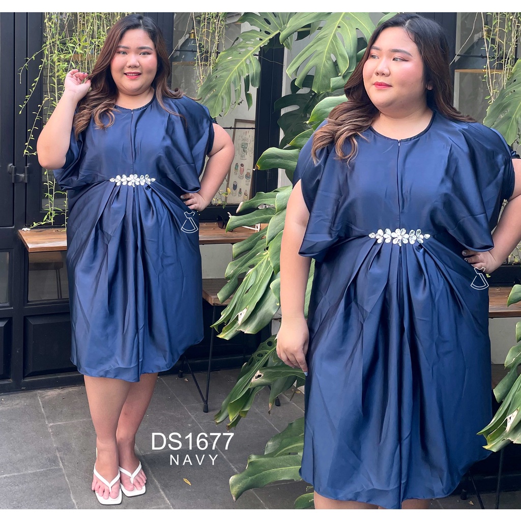 DS1677 - Dress Kaftan For Ied Basic Maxmara Silk Busui Friendly