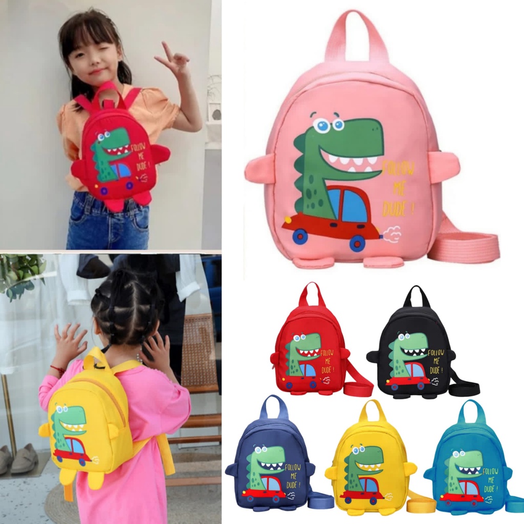 PROMO SALE 7.7 - RANSEL DINOSAURUS KARTUN LUCU TAS ANAK SEKOLAH PAUD-TK TAS ANAK LAKI-LAKI PEREMPUAN