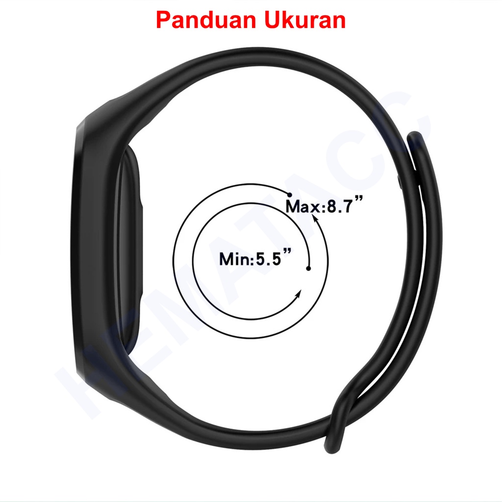 Strap Oppo Band Silikon Premium Tebal Tali Jam One Plus Band Hematacc