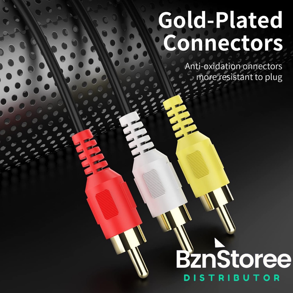 Kabel set top box - Kabel rca /kabel 3 Rca To 3 Rca / Kabel Rca - Rca Av Video / Kabel 3 Rca DVD TV 