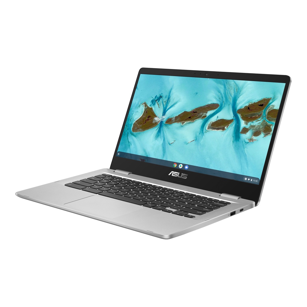 LAPTOP SEKOLAH ASUS CHROMEBOOK C424MA INTEL N4020 RAM 4GB 256GB eMMC FHD SILVER CHROME OS