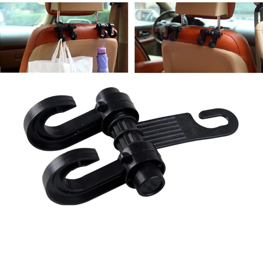 Cantolan Hanger Car Seat Hook Back Headrest Mount Storage Holder