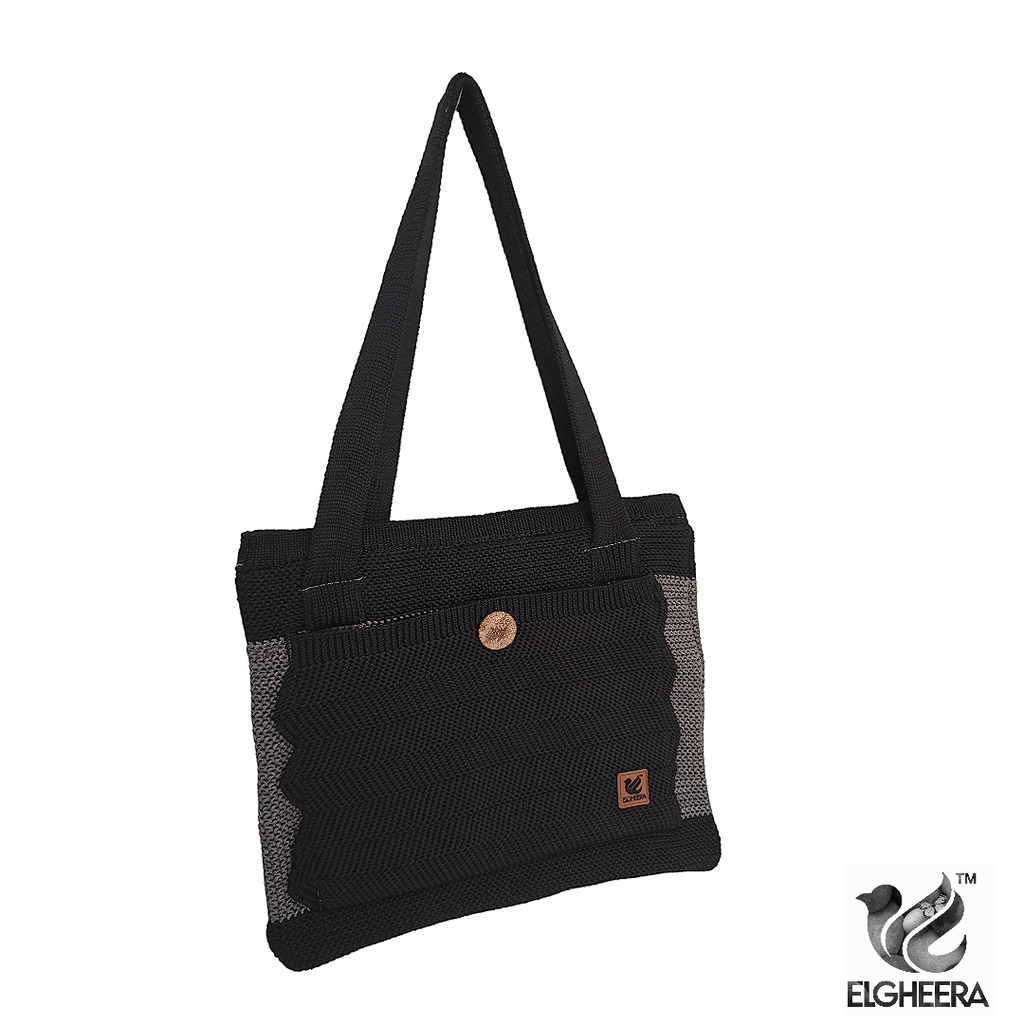 Tas Rajut Tote Kombinasi / Tote Bag / Tas Jinjing