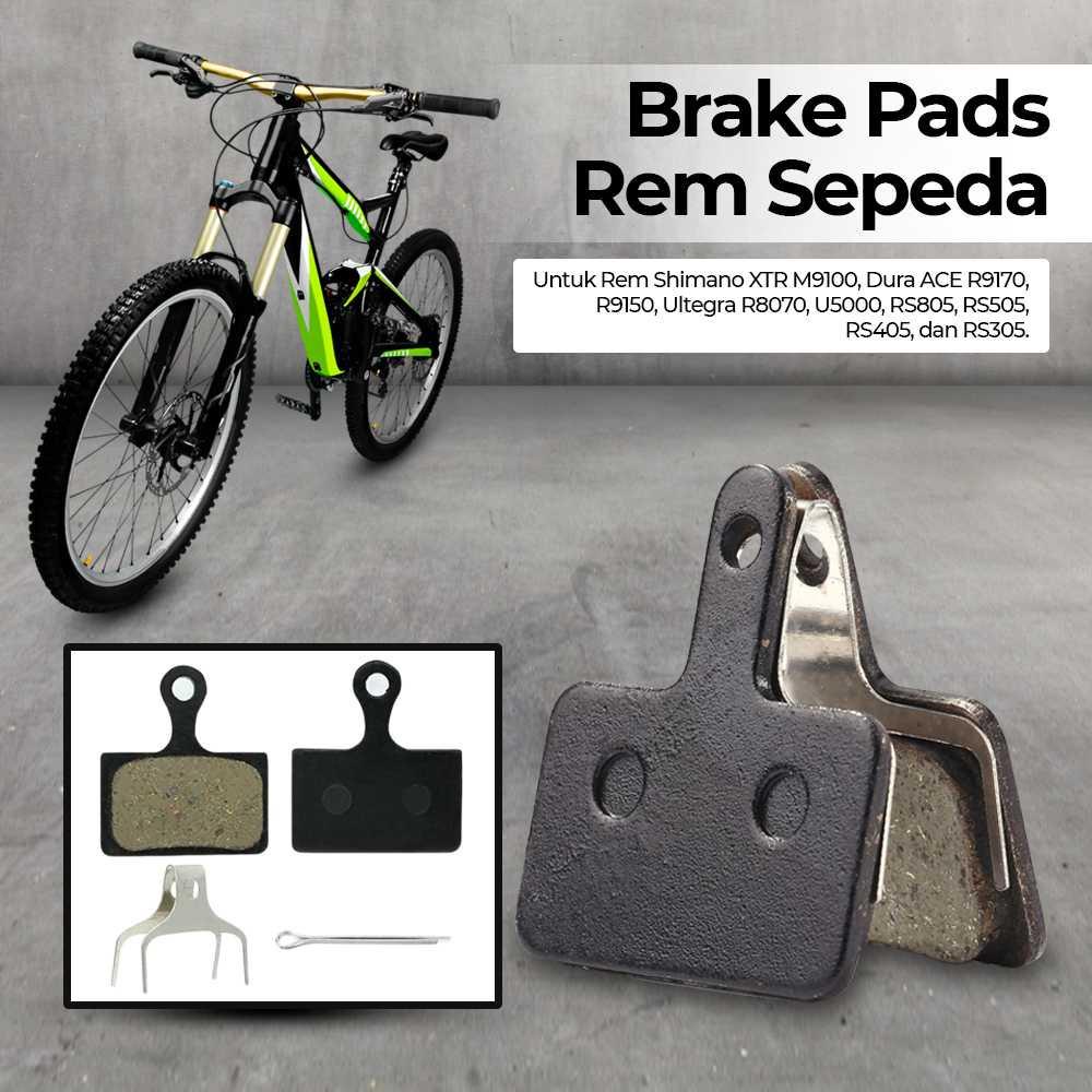 Brake Pads Rem Sepeda Mountain Bike for XTR M9100 - S-38 - Black