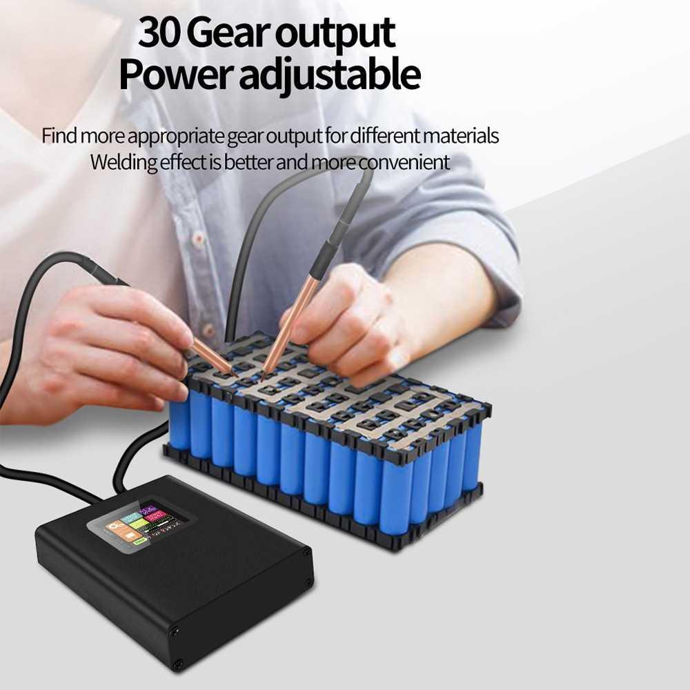 Mesin Las Mini Portable Welding Machine 30 Gear 0.25mm - ZT30 - Black
