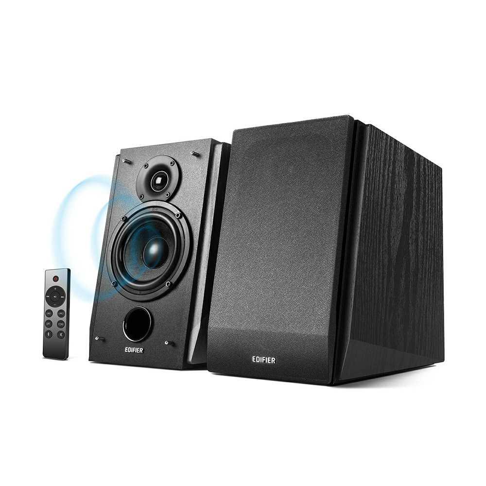 Edifier Active 2.0 Bluetooth Bookshelf Speaker Set - R1855DB - Black Matte