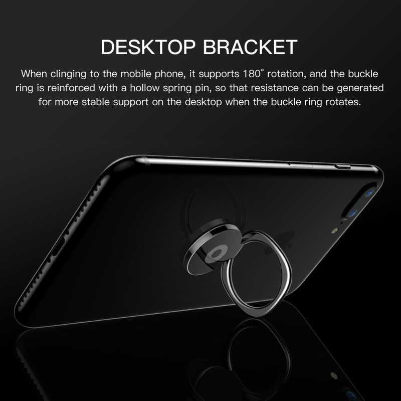 Metal iRing Smartphone Holder - R20 - Black