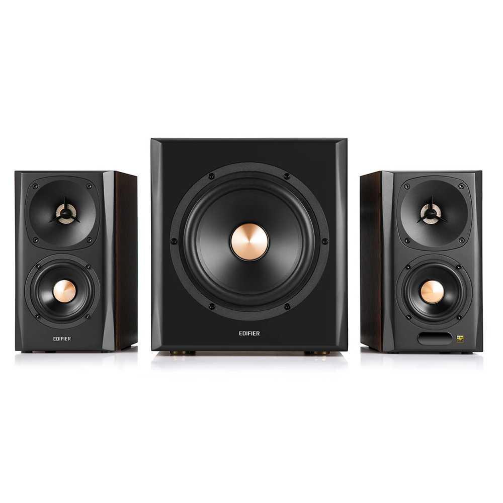 Edifier 2.1 Active Bluetooth Multimedia Speaker System - S350DB - Brown