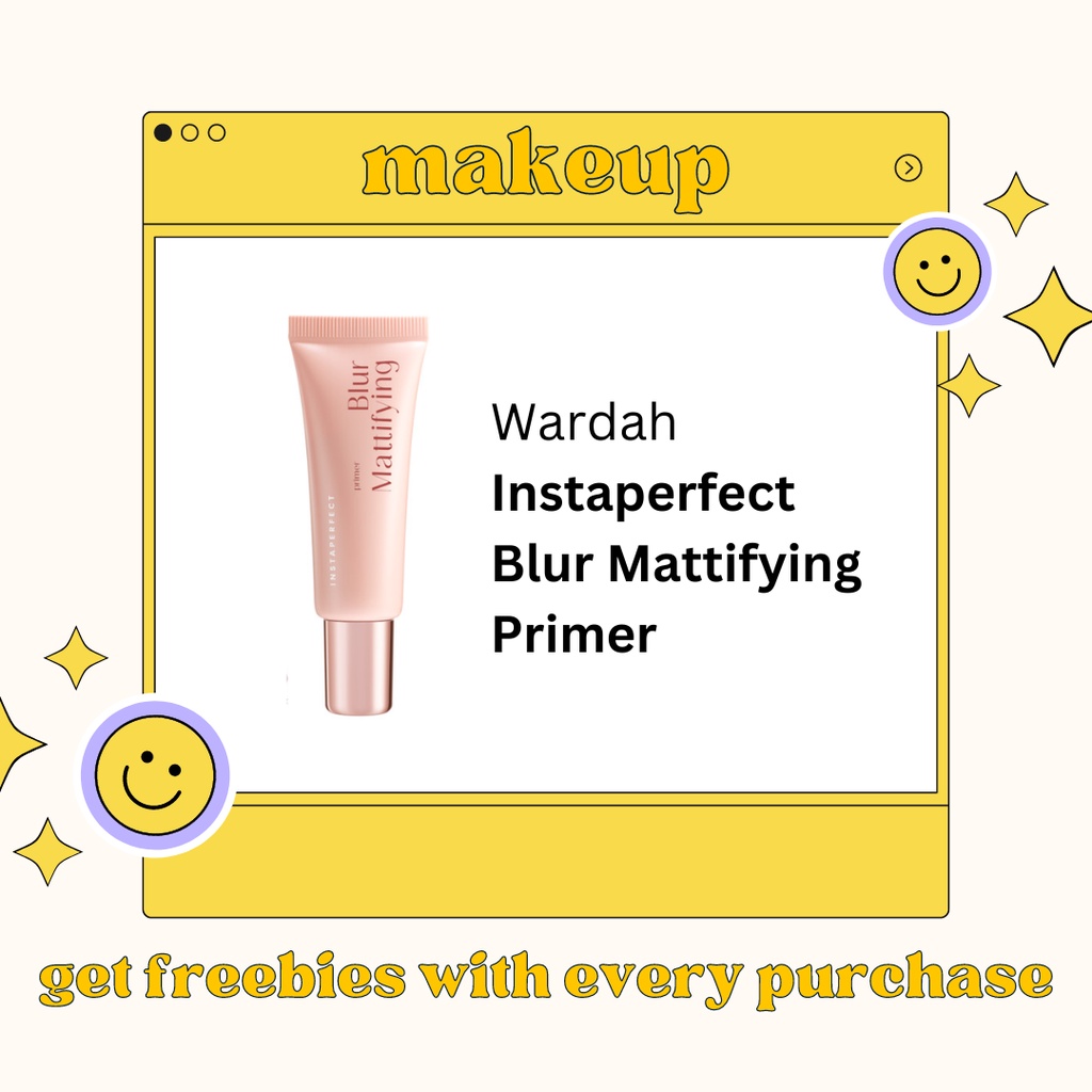 Wardah Instaperfect Blur Mattifying Primer 20ml - Primer Wajah sebelum Make up