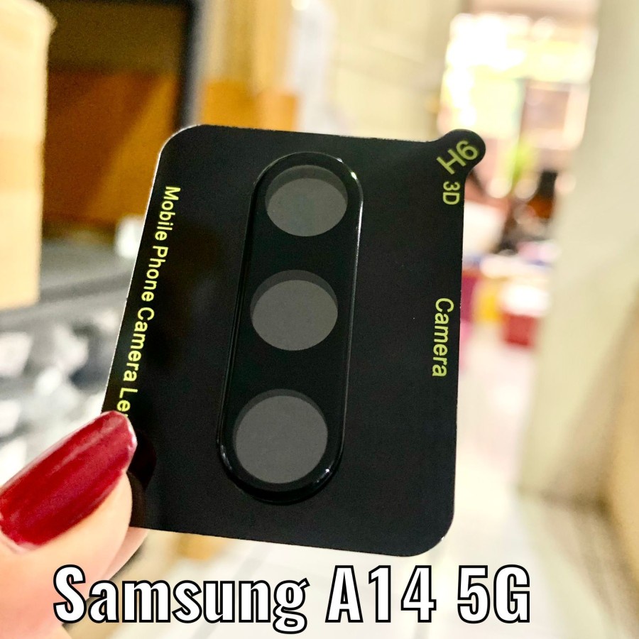 SAMSUNG A13 4G A14 4G A14 5G A04E M33 5G M53 5G M12 A12 TEMPERED GLASS BLACK FRAME KAMERA PELINDUNG KAMERA FRAME, ARC FLEXIBLE CAMERA ANTI GORES KACA BLACK FRAME