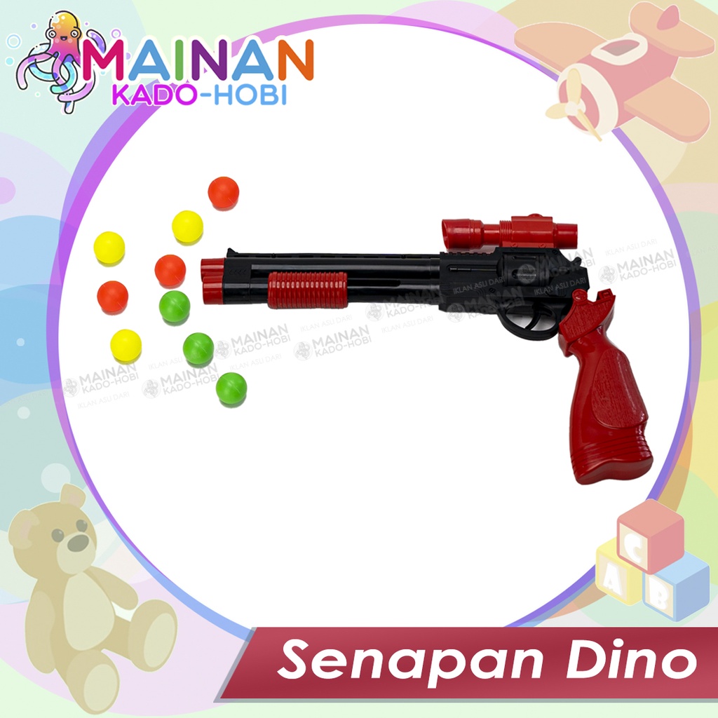 HOBI SET MAINAN TEMBAKAN ANIMAL PELURU PLASTIK GUN TOYS