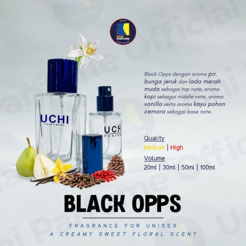 BLACK OPIUM BEST SELLER UCHI PARFUME  (GRATIS ONGKIR/COD)
