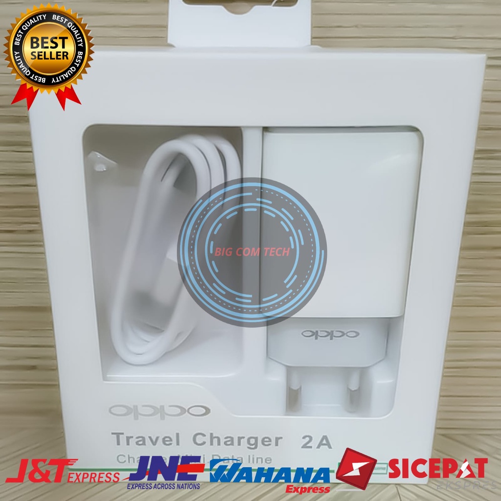 Charger Oppo A31 / A35 / A12 / A12s / A15 / A15s / A16K / F9 Pro / F11 Pro / F1s / F1 Plus / F3 / F5 / F7 / R5 / R7 / R9 / R15 / A3s / A37 Micro Usb 10 Watt Original