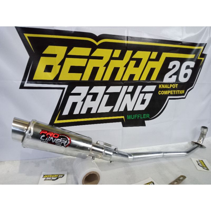 knalpot racing Prolinear Rcb all bebek karisma vega revo supra fit jupiter smash shogun supra x125 b